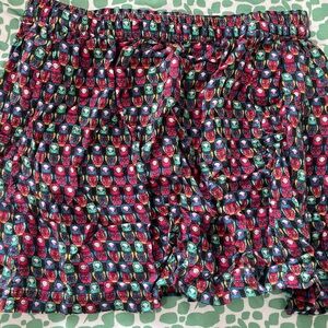 Urban Outfitters Russian doll print mini skirt elastic waist XS
